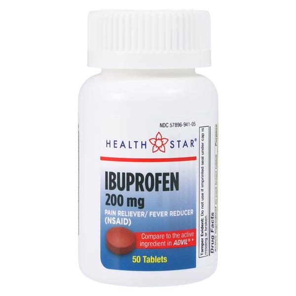 Ibuprofen Tablets 200mg Bottle 50/Bt