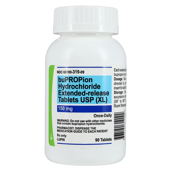 Bupropion HCl Extended-Release Tablets 150mg Bottle Each