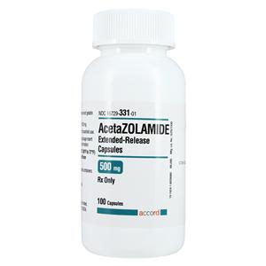 Acetazolamide Extended-Release Capsules 500mg Bottle 100/Bottle E...