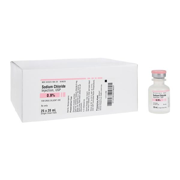 Sodium Chloride Injection 0.90% SDV 20mL 25/Package
