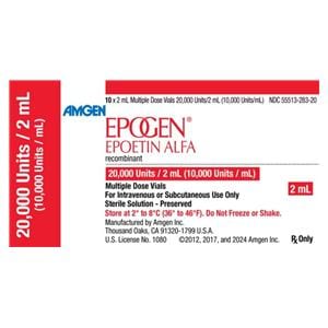 Epogen Injection 10,000U/mL MDV 2mL 10/Package