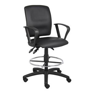 Drafting Stool Black 275lb Capacity