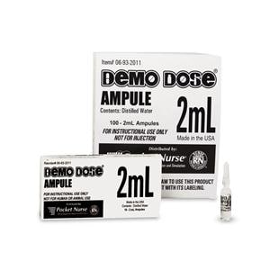 Demo Dose Simulated Ampule 10/Pk