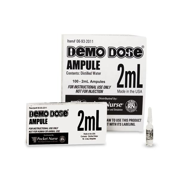 Demo Dose Simulated Ampule 10/Pk
