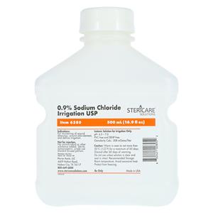 IV Solution Irrigation Solution Sterile Water Bottle 18/Ca