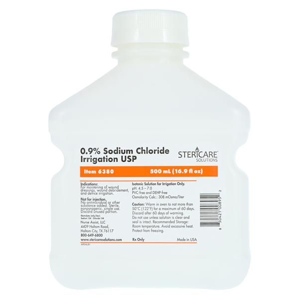 IV Solution Irrigation Solution Sterile Water Bottle 18/Ca