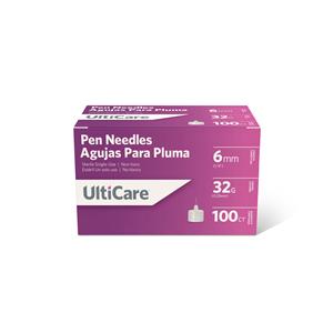 UltiCare Pen Needle 32gx4" Non-Safety 1200/Ca