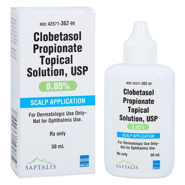 Clobetasol Propionate Topical Solution 0.05% Bottle 50mL Each