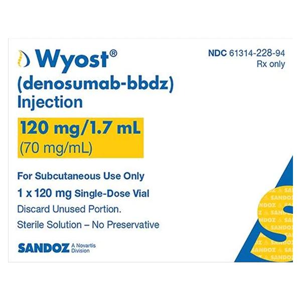 Wyost Injection 120mg SDV 1.7mL Each