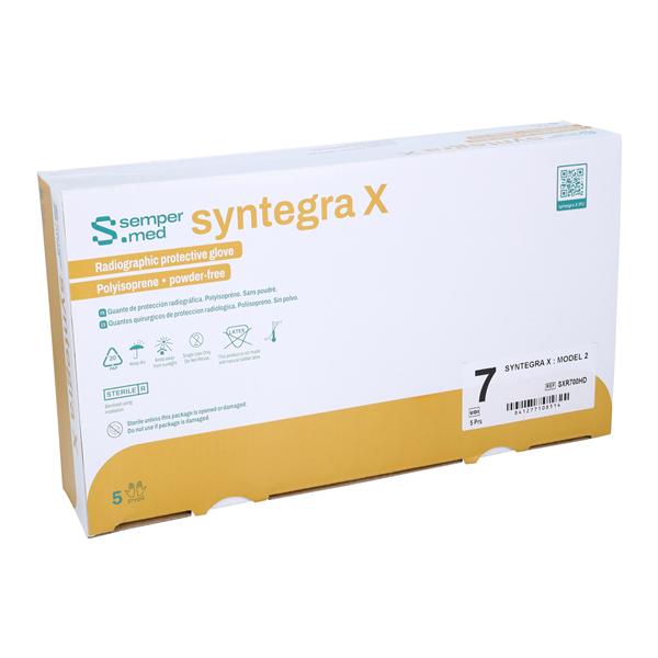 Syntegra X Polyisoprene Surgical Gloves 7 White, 4 BX/CA