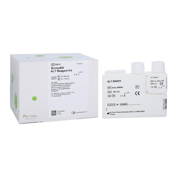 Envoy 500 ALT: Alanine Aminotransferase Test Kit R1: 8x36/R2: 8x9mL 1200 Ea