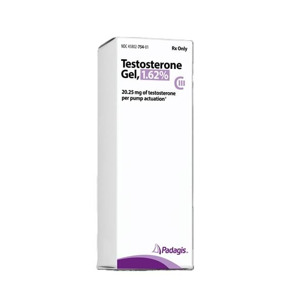 Testosterone Topical Gel 1.62% Metered-Dose Pump 88gm Each