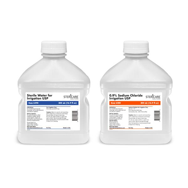IV Solution Irrigation Solution Normal Saline Bottle 18/Ca