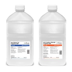 IV Solution Irrigation Solution Sterile Water 500mL Bottle 18/Ca