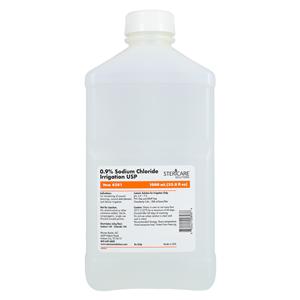 IV Solution Irrigation Solution Normal Saline 1000mL Bottle 6/Ca