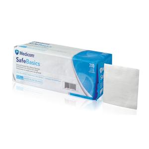SafeBasics Viscose/Poly Blend Non-Woven Sponge 3x3" 4 Ply Non-Sterile Square LF