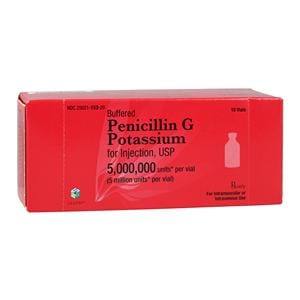 Penicillin G Potassium Injection 5MU/vl Powder Vial 10/Package