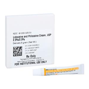 Lidocaine/Prilocaine Topical Cream 2.5%/2.5% Unit Dose 5Gm 5/Pack...