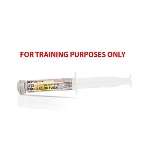 Practi-Saline Flush Simulated Medication Ea