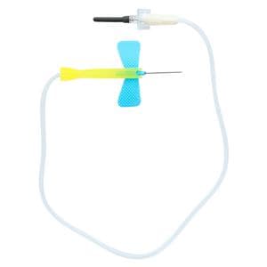 K-Shield Advantage Blood Collection Set 23gx3/4" Winged 12" LtBlu Sfty MS 50/Bx