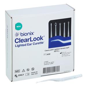 ClearLook Ear Curette Refill Pack 3mm Oval Non-Sterile Disposable 50/Bx