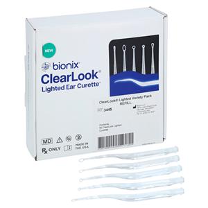 ClearLook Ear Curette Refill Pack Non-Sterile Disposable 50/Bx