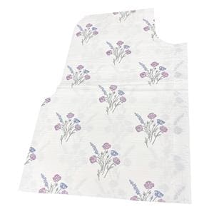 Exam Gown 30"x42" Wldflwr Medium / Large Tissue / Poly / Tissue Disposable 50/CA