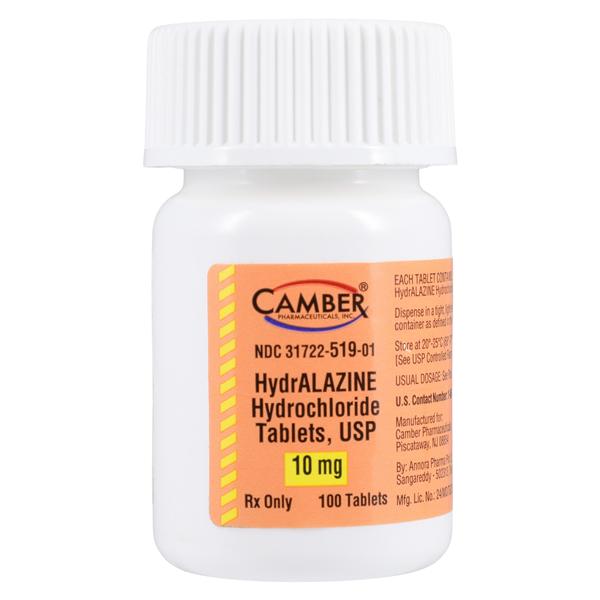 Hydralazine HCl 10mg 100/Package