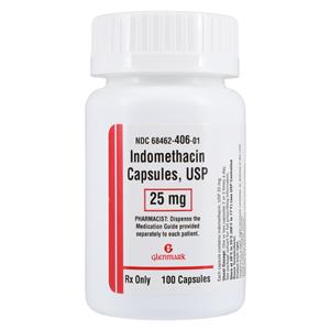 Indomethacin Capsules 25mg Bottle Each