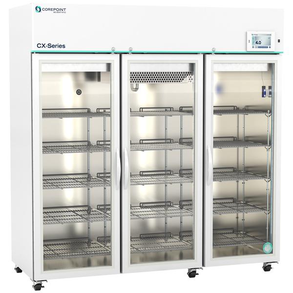 Laboratory/Medical Refrigerators New 72 Cu Ft 3 Glass Doors 1 to 10C Ea