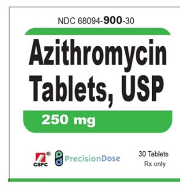 Azithromycin Tablets 250mg Bottle 30/Bt Each