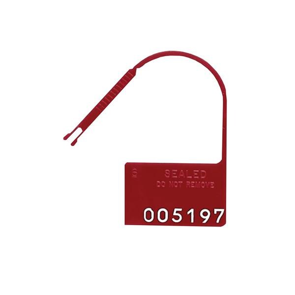 Numbered / Padlock Security Seal Red 100/Ca