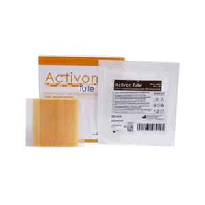 Activon Tulle 100% Manuka Honey Mesh Wound Dressing 4x4" Sterile Square