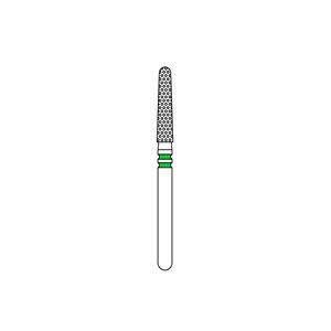 Two Striper Euro 16A Diamond Bur Friction Grip Super Coarse Round-End Taper 5/PK