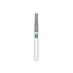 Two Striper Euro 16A Diamond Bur Friction Grip Coarse Round-End Taper 5/PK