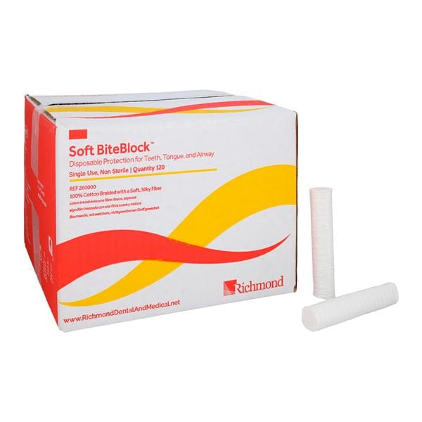 Soft BiteBlock Bite Block 120/Bx, 3 BX/CA