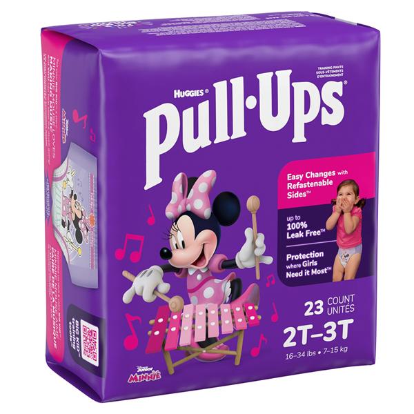 Huggies Pull-Ups Training Pants Moderate Girl 2T-3T 92/Ca