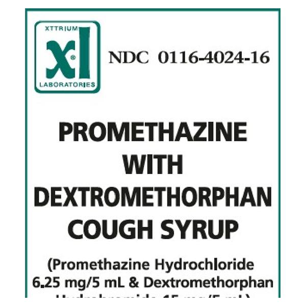 Promethazine HCl DM Oral Syrup 6.25mg/15mg/5mL Bottle 473mL Each