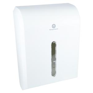 Paper Towel Dispenser White Plastic Ea