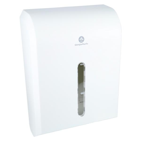 Paper Towel Dispenser White Plastic Ea