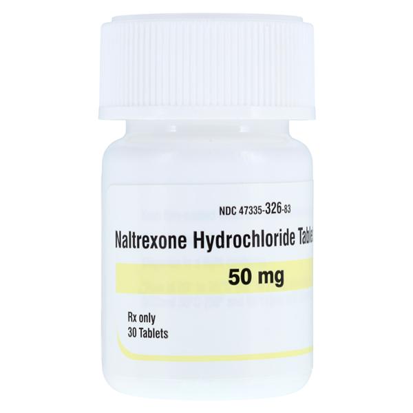Naltrexone HCl Tablets 50mg Bottle 30/Bottle Each