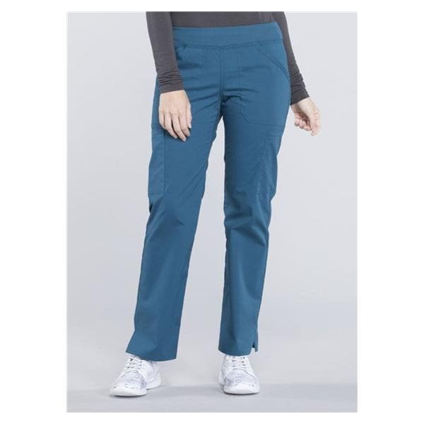 Cherokee Workwear Scrub Pant 6 Pockets Small Caribbean Blue Womens Ea