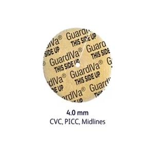 GuardIVa Chlorhexidine Gluconate IV Dressing 1" Diameter Sterile Disk Natural