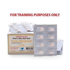 Practi-Metoprolol Training Purposes Only Simulated Medication Ea