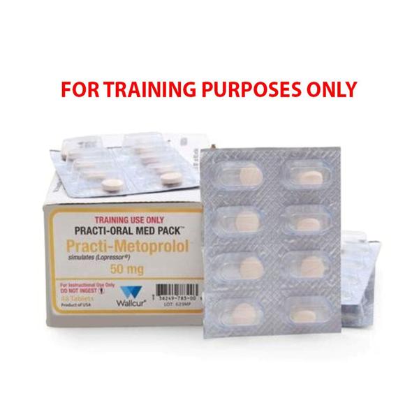 Practi-Metoprolol Training Purposes Only Simulated Medication Ea
