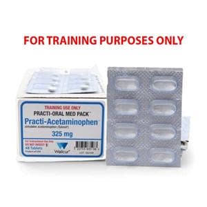 Practi-Acetaminophen Training Purposes Only Simulated Medication Ea