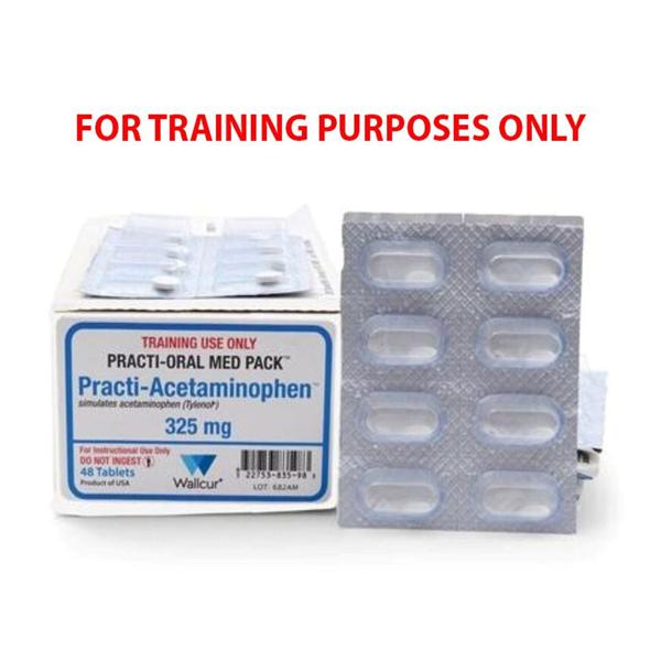 Practi-Acetaminophen Training Purposes Only Simulated Medication Ea