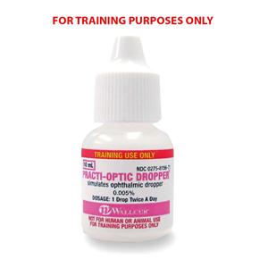 Practi-Optic Instruction Use Only Simulator Dropper Ea