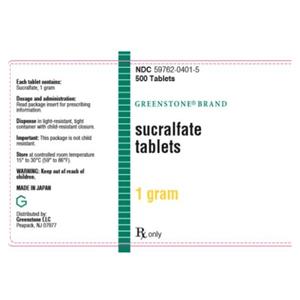 Sucralfate Tablets 1gm Bottle 500/Bottle Each