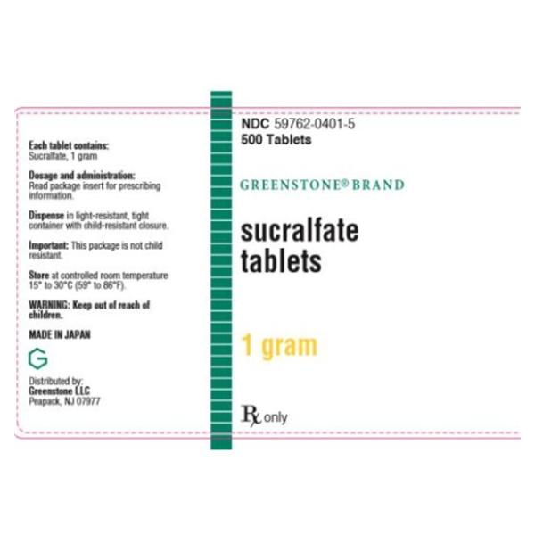 Sucralfate Tablets 1gm Bottle 500/Bottle Each